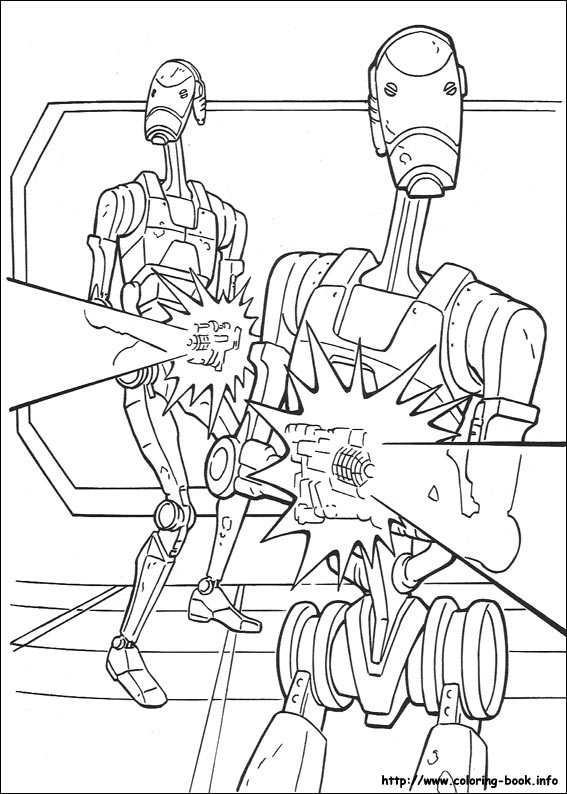 Star Wars coloring picture